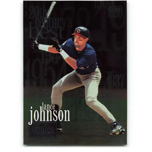 2000 Topps #231 Lance Johnson EX Excellent Chicago Cubs Baseball Card