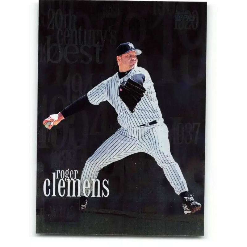 2000 Topps #235 Roger Clemens EX Excellent New York Yankees Baseball Card - Baseball Card Single