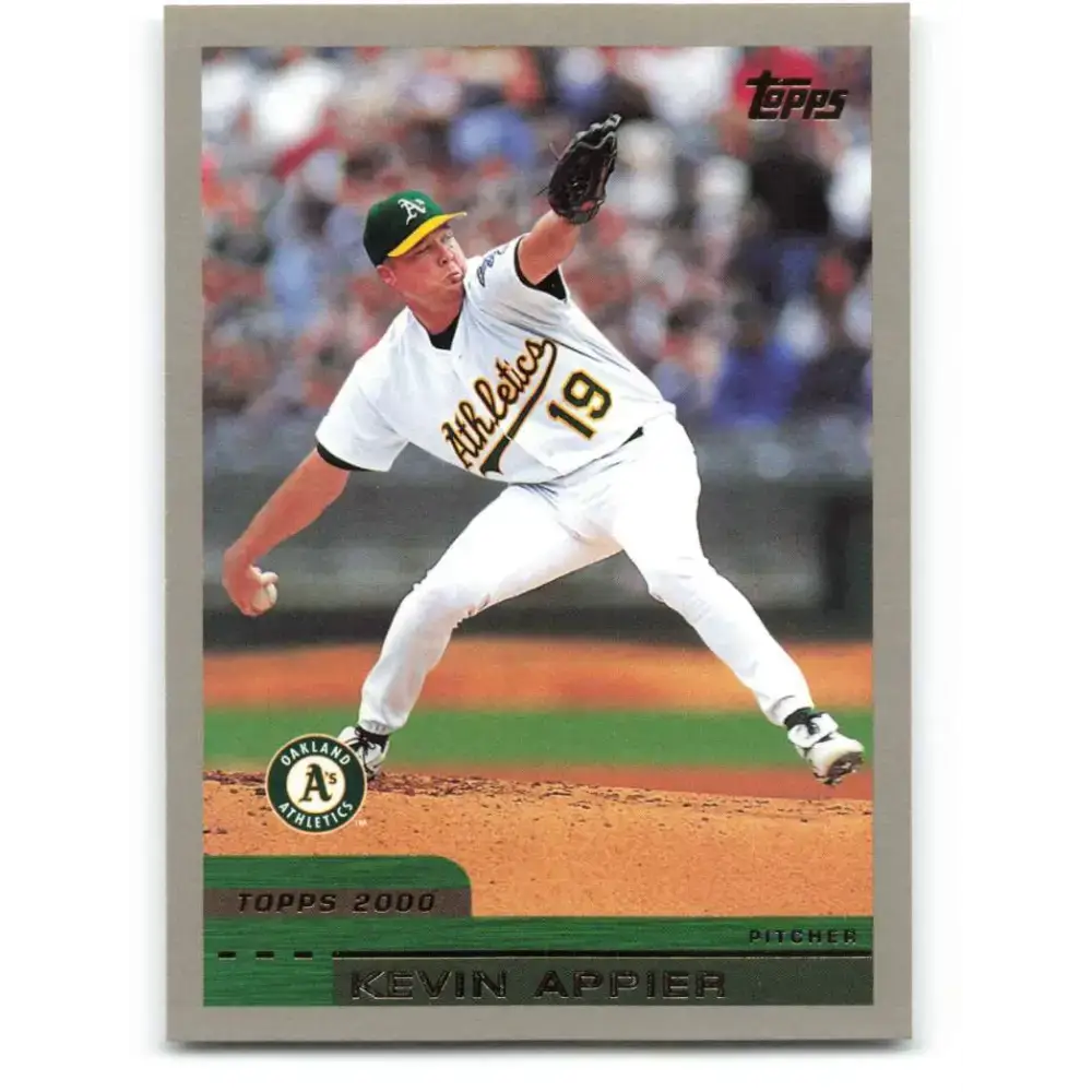 2000 Topps #243 Kevin Appier EX Excellent Oakland Athletics Baseball Card - Baseball Card Single