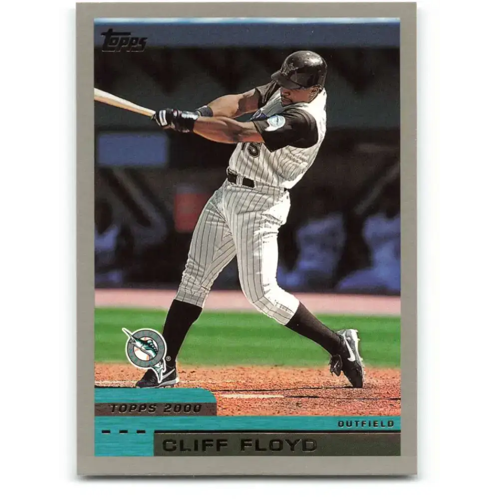 2000 Topps #252 Cliff Floyd EX Excellent Florida Marlins Baseball Card - Baseball Card Single