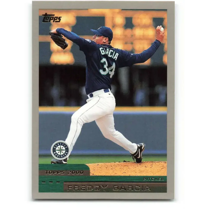 2000 Topps #253 Freddy Garcia EX Excellent Seattle Mariners Baseball Card - Baseball Card Single