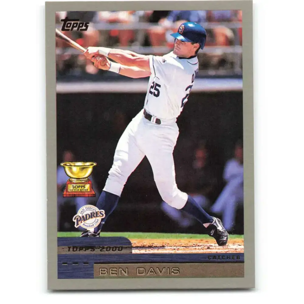 2000 Topps #255 Ben Davis EX Excellent San Diego Padres Baseball Card - Baseball Card Single