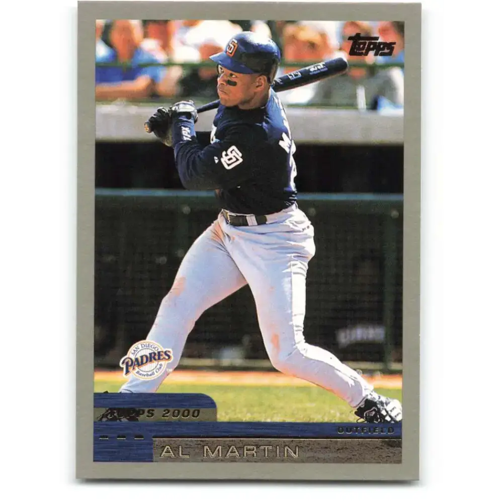 2000 Topps #259 Al Martin EX Excellent San Diego Padres Baseball Card - Baseball Card Single