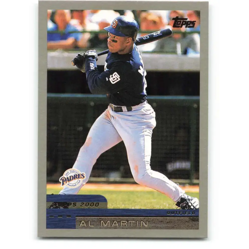 2000 Topps #259 Al Martin EX Excellent San Diego Padres Baseball Card - Baseball Card Single