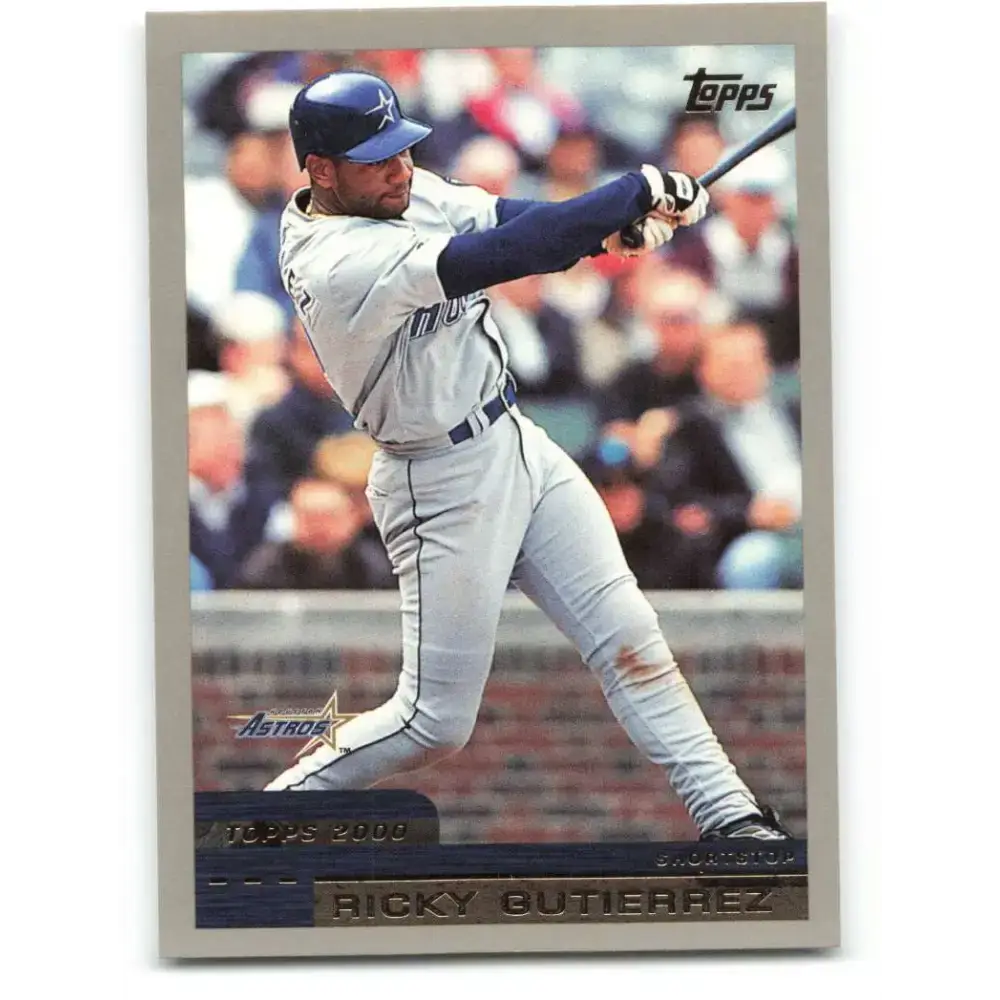 2000 Topps #26 Ricky Gutierrez EX Excellent Houston Astros Baseball Card - Baseball Card Single