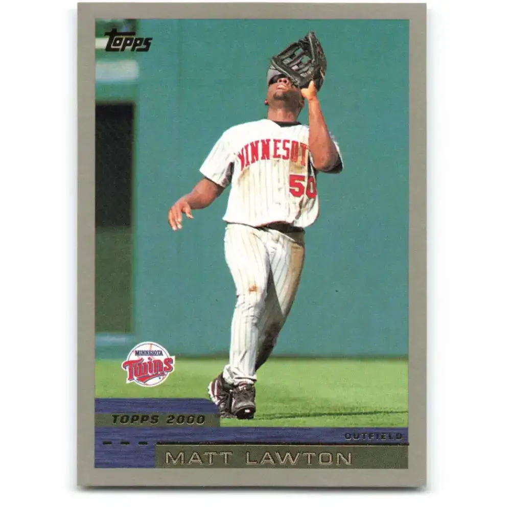 2000 Topps #262 Matt Lawton EX Excellent Minnesota Twins Baseball Card - Baseball Card Single