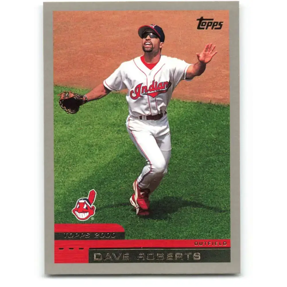 2000 Topps #266 Dave Roberts EX Excellent Cleveland Indians Baseball Card - Baseball Card Single