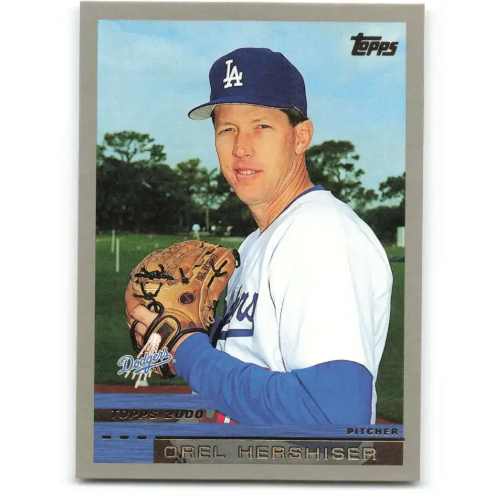 2000 Topps #268 Orel Hershiser EX Excellent Los Angeles Dodgers Baseball Card - Baseball Card Single