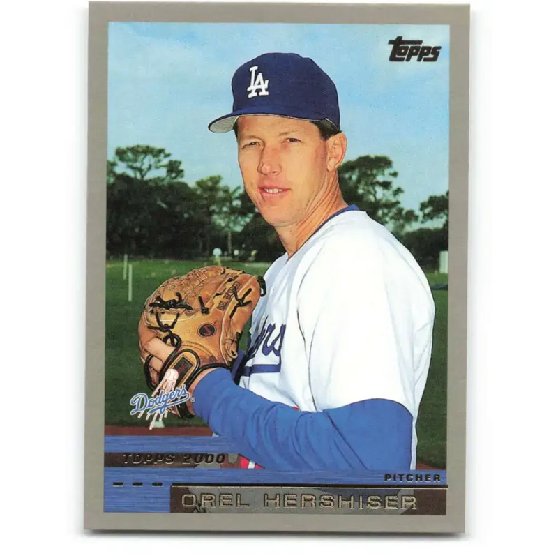 2000 Topps #268 Orel Hershiser EX Excellent Los Angeles Dodgers Baseball Card - Baseball Card Single