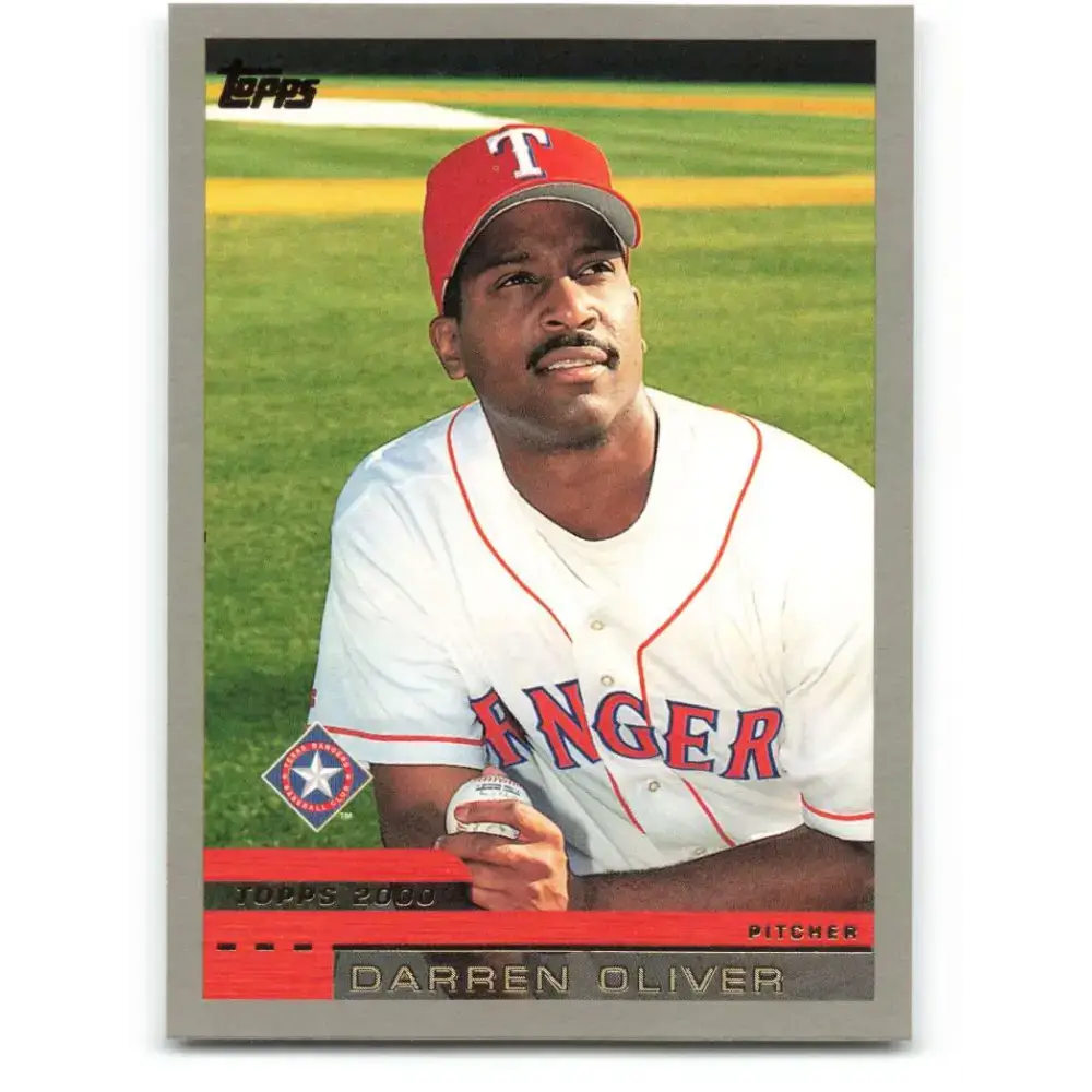 2000 Topps #278 Darren Oliver EX Excellent Texas Rangers Baseball Card - Baseball Card Single