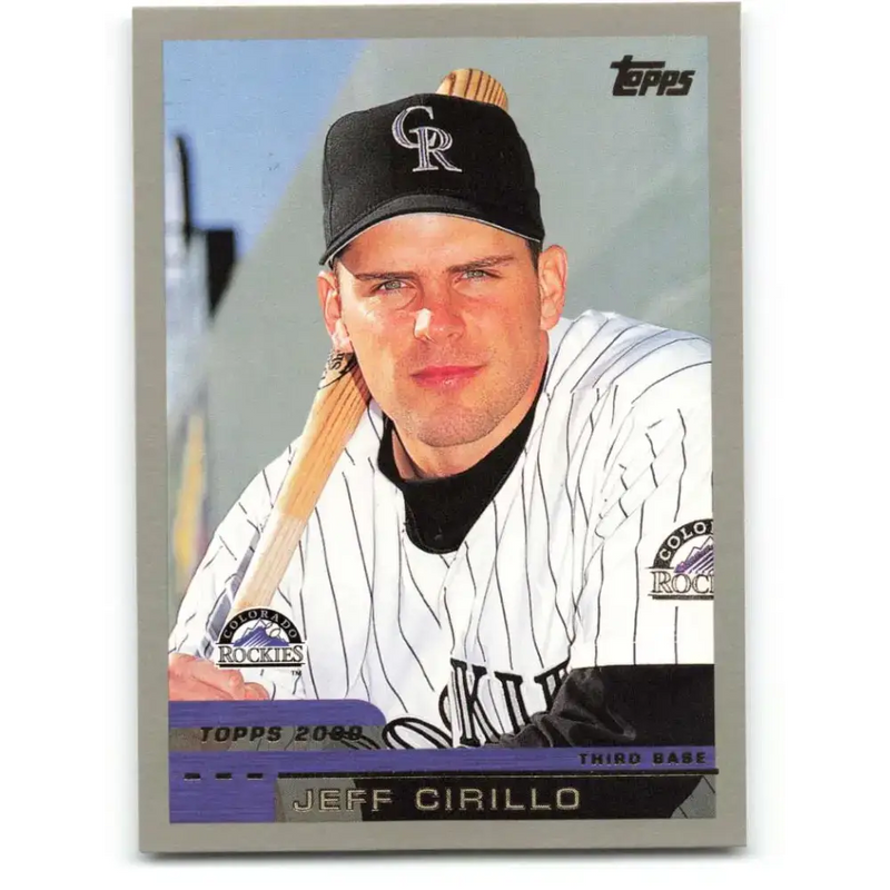 2000 Topps #279 Jeff Cirillo EX Excellent Colorado Rockies Baseball Card - Baseball Card Single