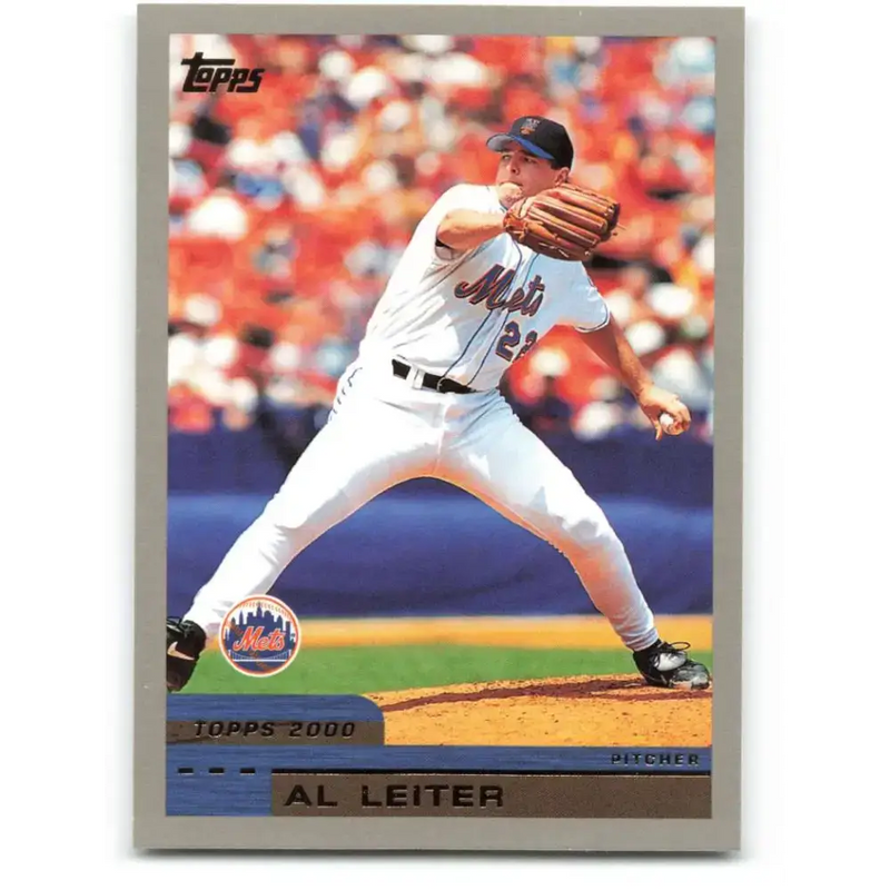 2000 Topps #280 Al Leiter EX Excellent New York Mets Baseball Card - Baseball Card Single