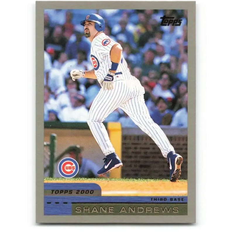 2000 Topps #281 Shane Andrews EX Excellent Chicago Cubs Baseball Card - Baseball Card Single