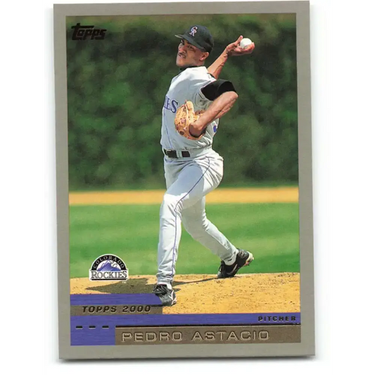 2000 Topps #283 Pedro Astacio EX Excellent Colorado Rockies Baseball Card