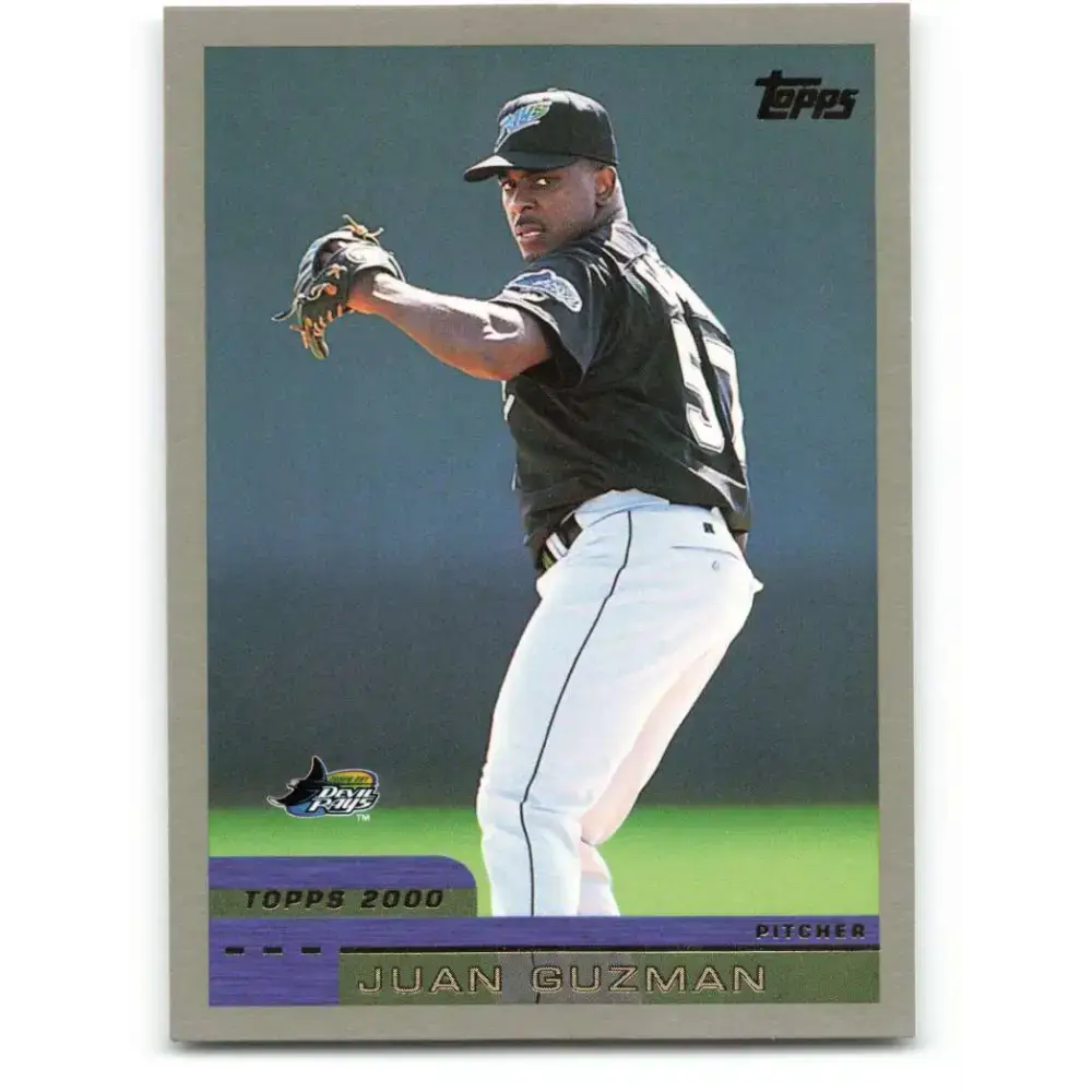2000 Topps #284 Juan Guzman EX Excellent Tampa Bay Devil Rays Baseball Card - Baseball Card Single