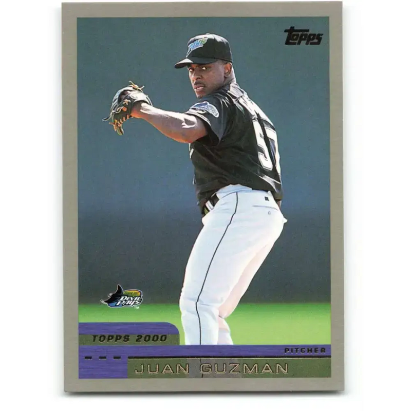 2000 Topps #284 Juan Guzman EX Excellent Tampa Bay Devil Rays Baseball Card - Baseball Card Single