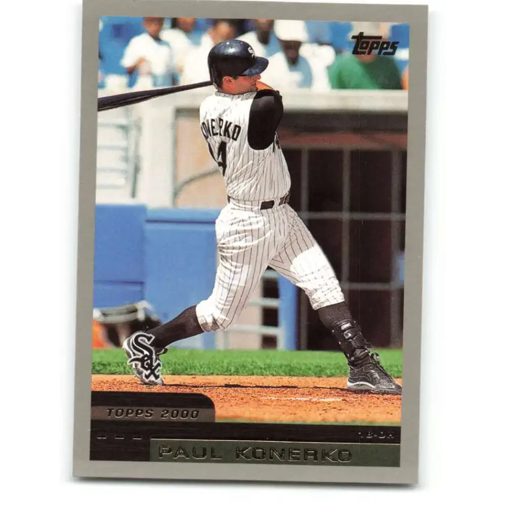 2000 Topps #286 Paul Konerko EX Excellent Chicago White Sox Baseball Card - Baseball Card Single