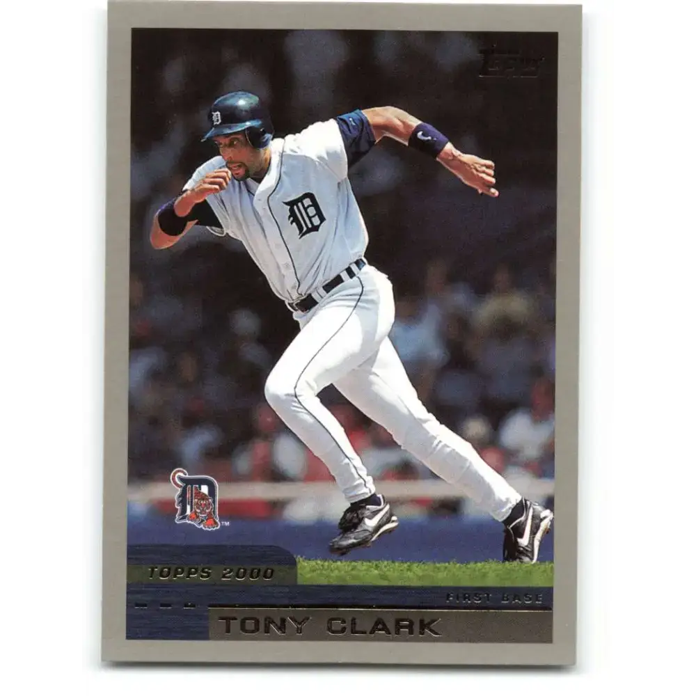 2000 Topps #287 Tony Clark EX Excellent Detroit Tigers Baseball Card - Baseball Card Single