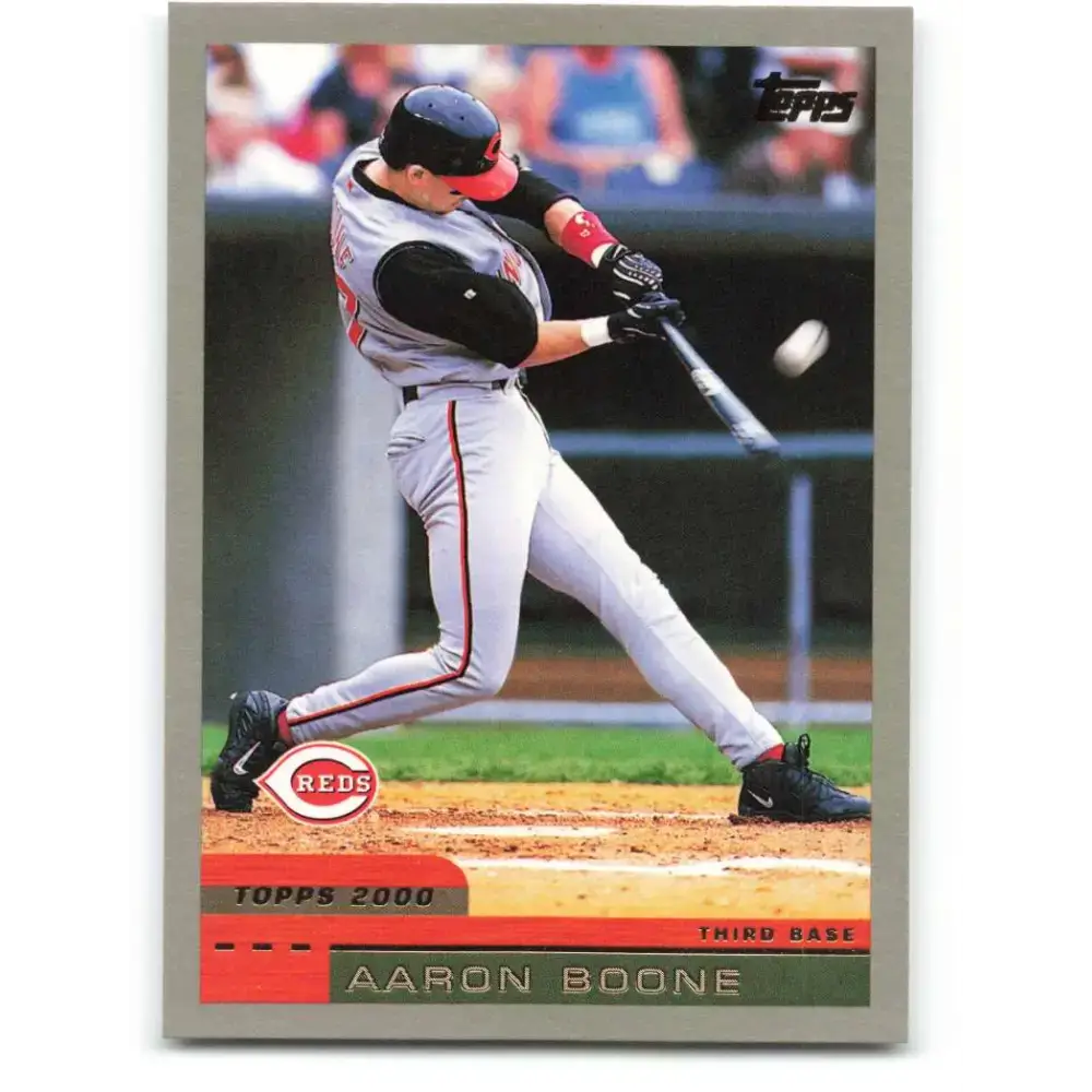 2000 Topps #288 Aaron Boone EX Excellent Cincinnati Reds Baseball Card - Baseball Card Single