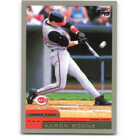 2000 Topps #288 Aaron Boone EX Excellent Cincinnati Reds Baseball Card - Baseball Card Single