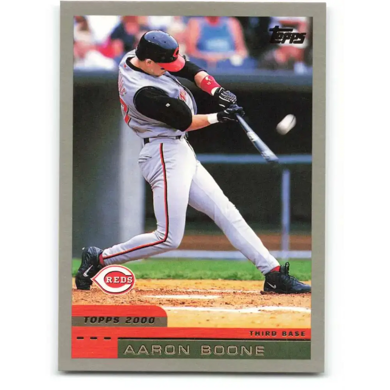 2000 Topps #288 Aaron Boone EX Excellent Cincinnati Reds Baseball Card - Baseball Card Single