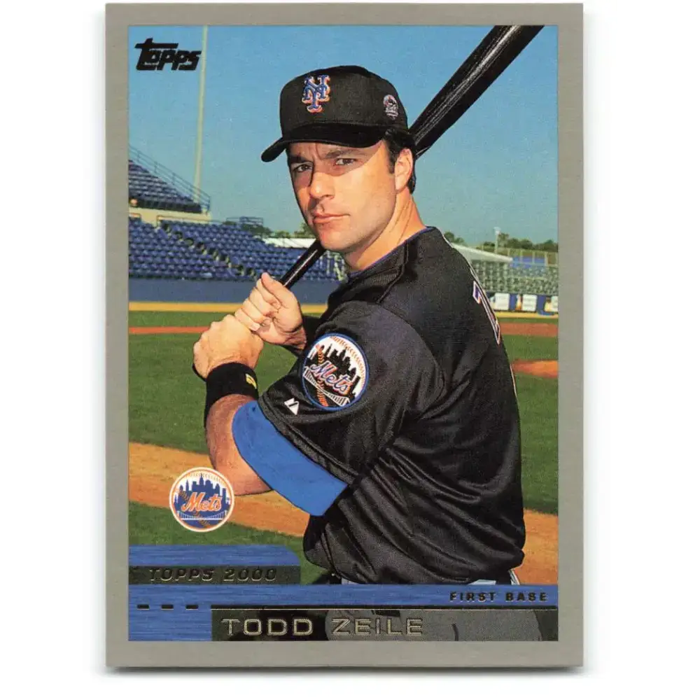 2000 Topps #293 Todd Zeile EX Excellent New York Mets Baseball Card - Baseball Card Single
