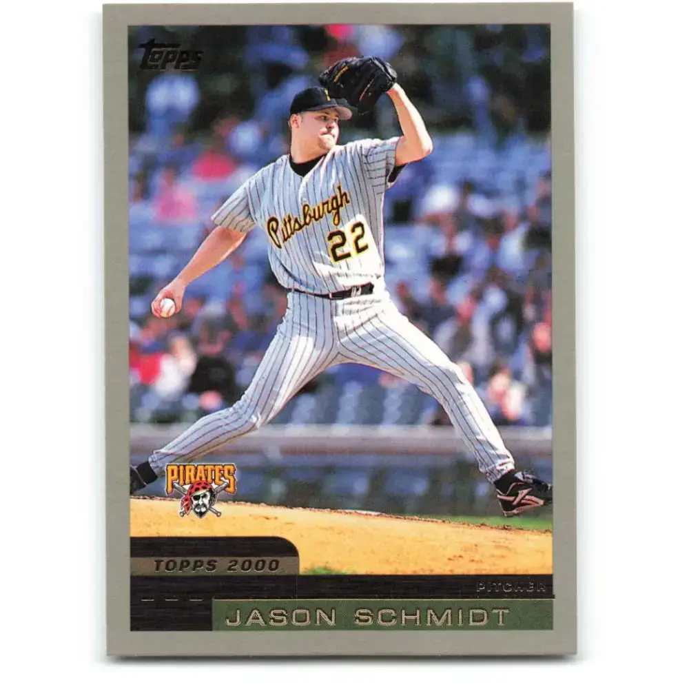2000 Topps #294 Jason Schmidt EX Excellent Pittsburgh Pirates Baseball Card - Baseball Card Single