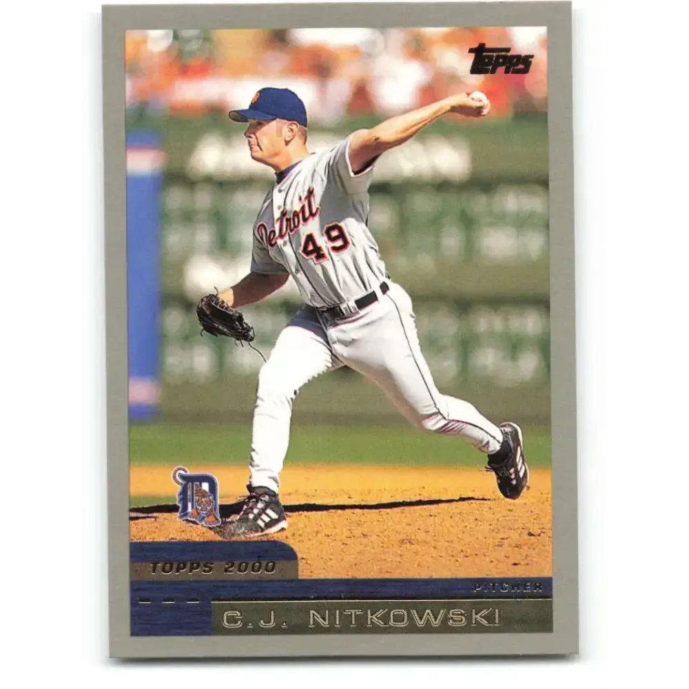 2000 Topps #303 C.J. Nitkowski EX Excellent Detroit Tigers Baseball Card - Baseball Card Single