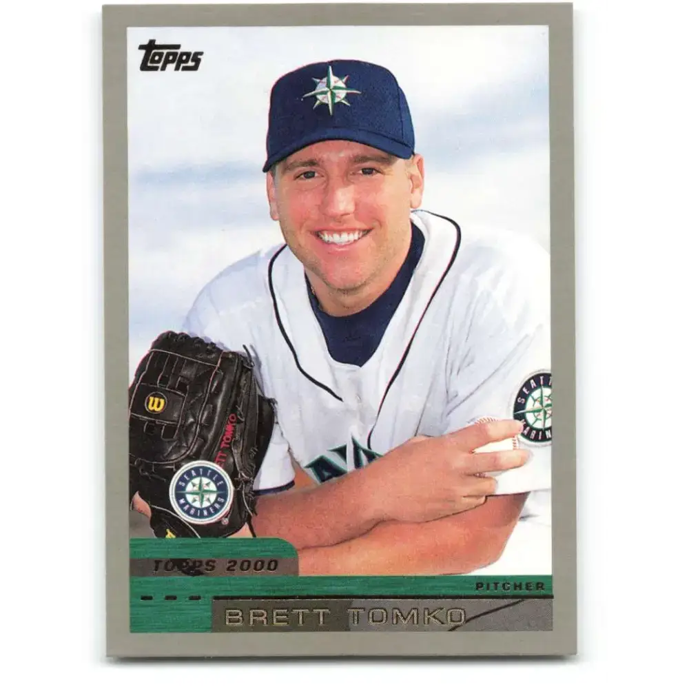 2000 Topps #305 Brett Tomko EX Excellent Seattle Mariners Baseball Card - Baseball Card Single