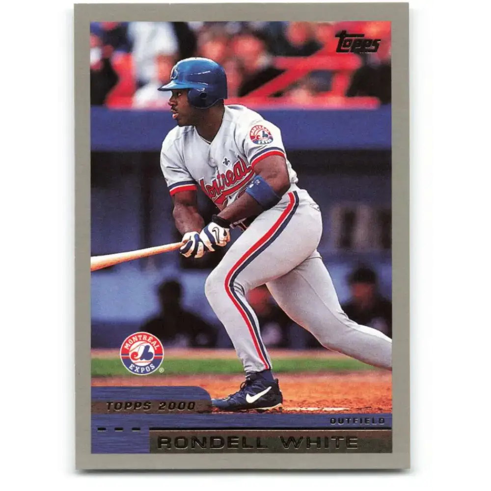 2000 Topps #309 Rondell White EX Excellent Montreal Expos Baseball Card - Baseball Card Single
