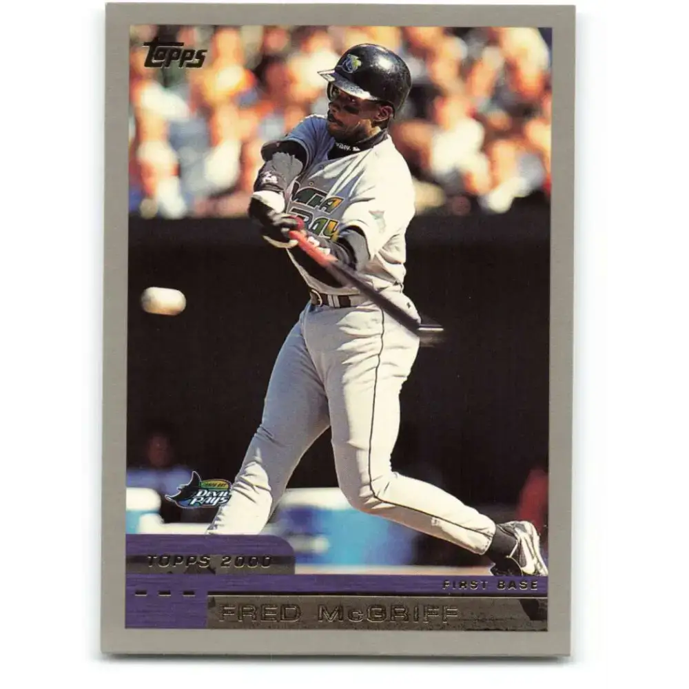 2000 Topps #31 Fred McGriff EX Excellent Tampa Bay Devil Rays Baseball Card - Baseball Card Single