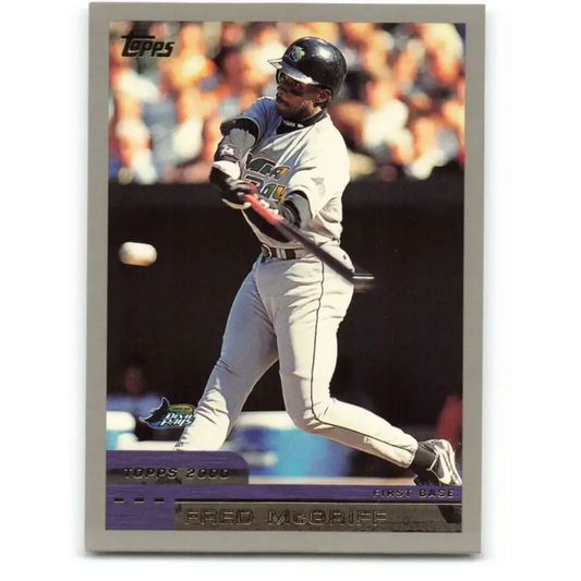 2000 Topps #31 Fred McGriff EX Excellent Tampa Bay Devil Rays Baseball Card - Baseball Card Single