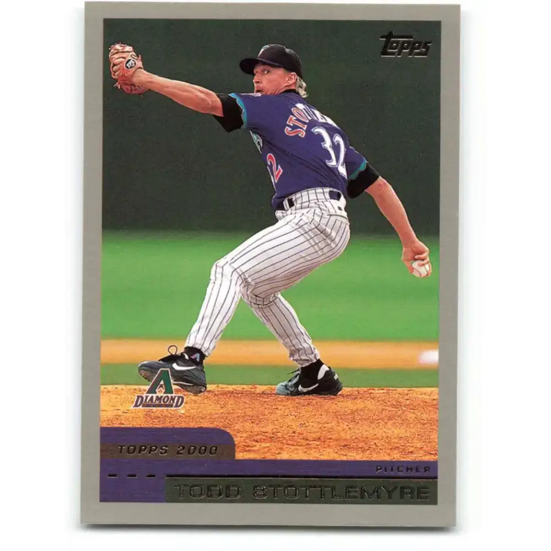 2000 Topps #310 Todd Stottlemyre EX Excellent Arizona Diamondbacks Baseball Card - Baseball Card Single