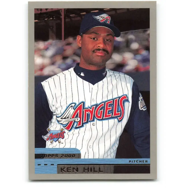 2000 Topps #312 Ken Hill EX Excellent Anaheim Angels Baseball Card - Baseball Card Single