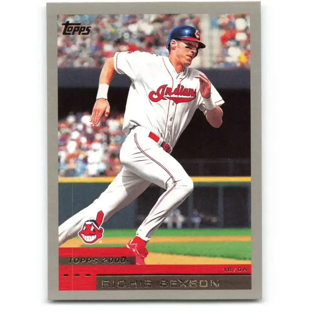2000 Topps #315 Richie Sexson EX Excellent Cleveland Indians Baseball Card - Baseball Card Single
