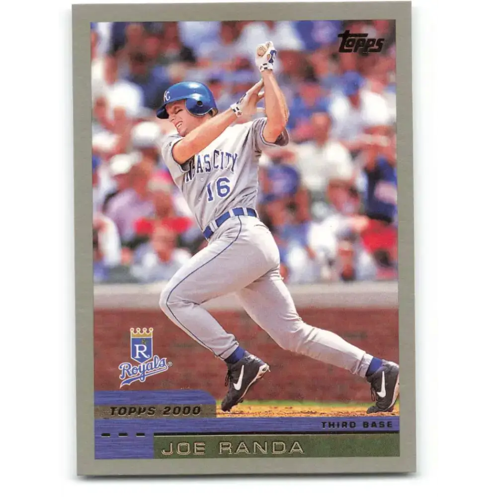 2000 Topps #317 Joe Randa EX Excellent Kansas City Royals Baseball Card - Baseball Card Single