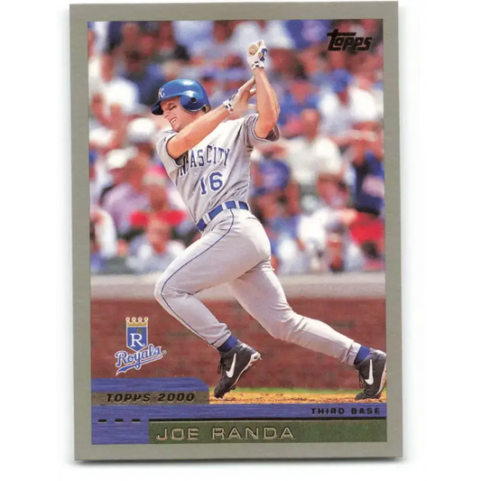 2000 Topps #317 Joe Randa EX Excellent Kansas City Royals Baseball Card - Baseball Card Single