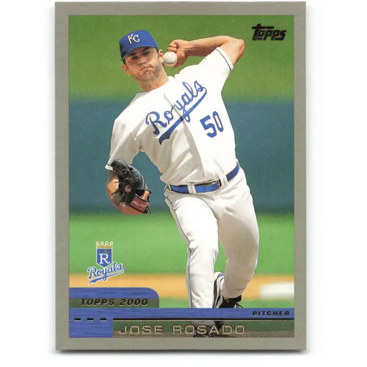 2000 Topps #319 Jose Rosado EX Excellent Kansas City Royals Baseball Card - Baseball Card Single