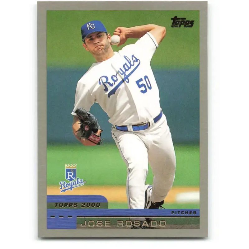 2000 Topps #319 Jose Rosado EX Excellent Kansas City Royals Baseball Card - Baseball Card Single