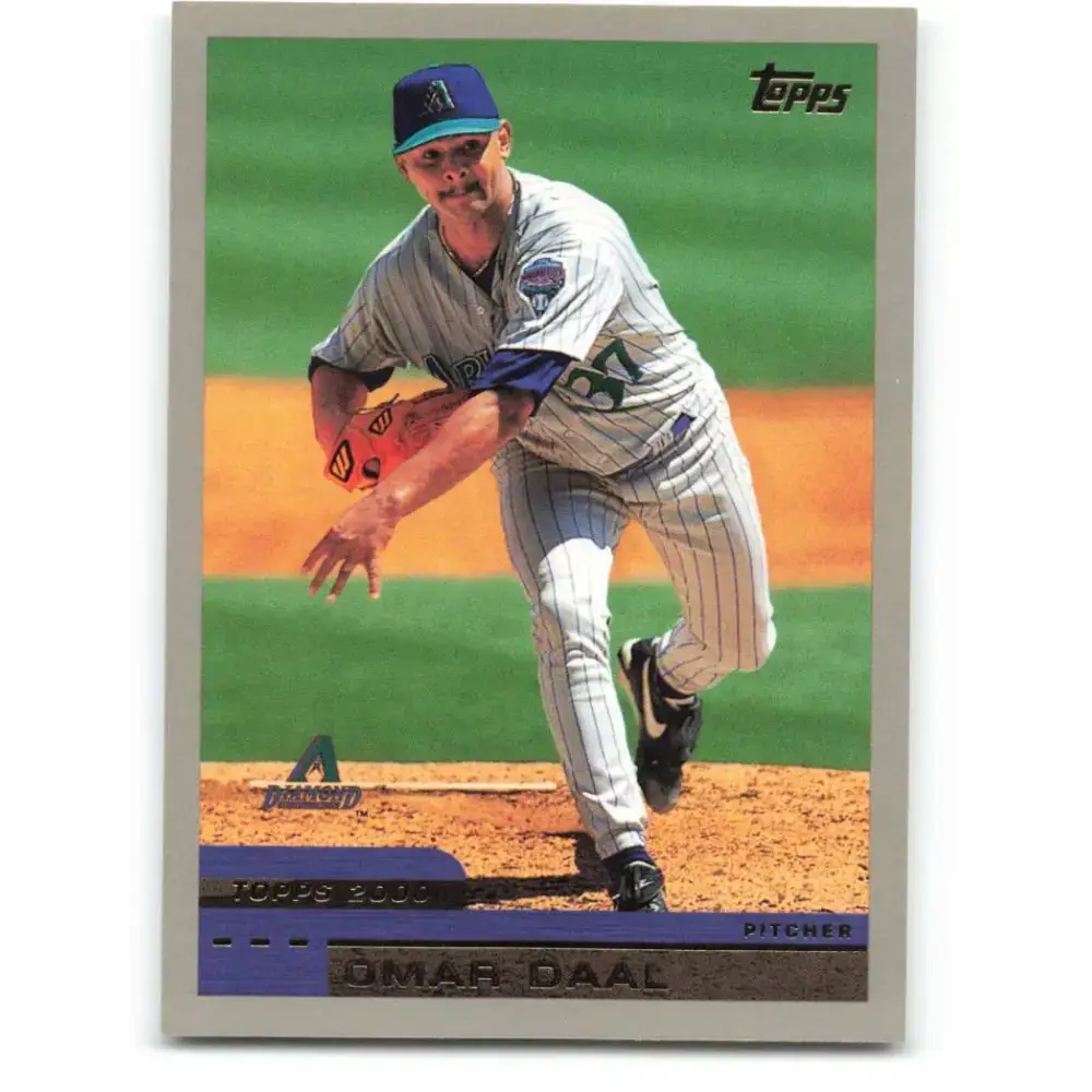 2000 Topps #32 Omar Daal EX Excellent Arizona Diamondbacks Baseball Card - Baseball Card Single