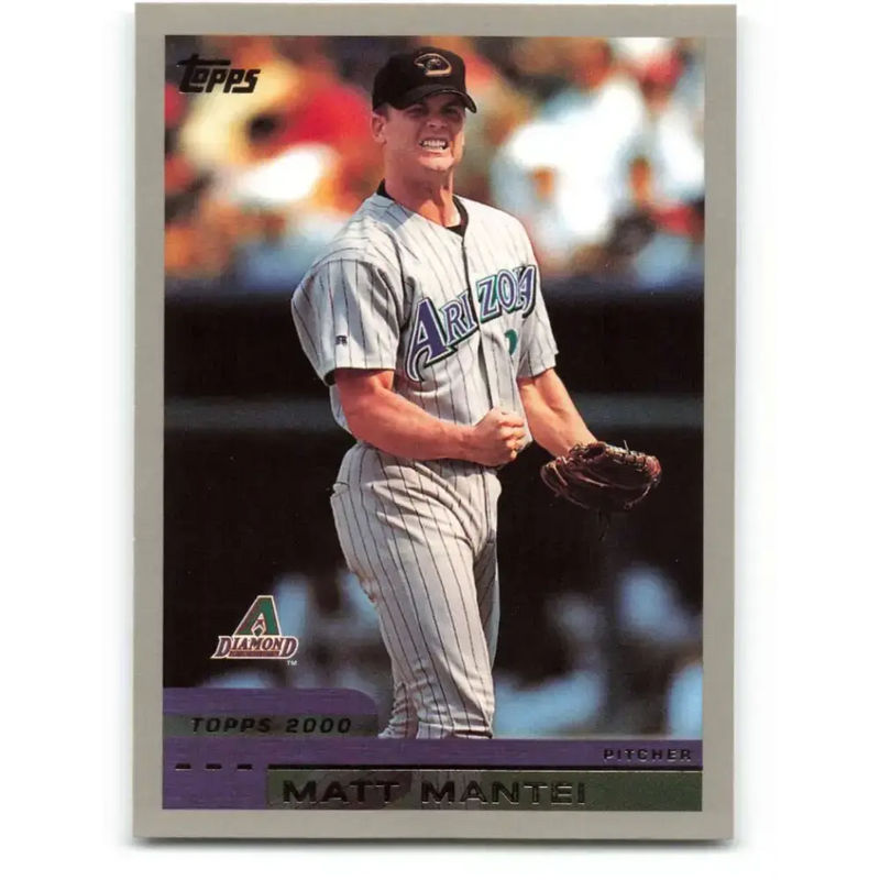 2000 Topps #320 Matt Mantei EX Excellent Arizona Diamondbacks Baseball Card - Baseball Card Single