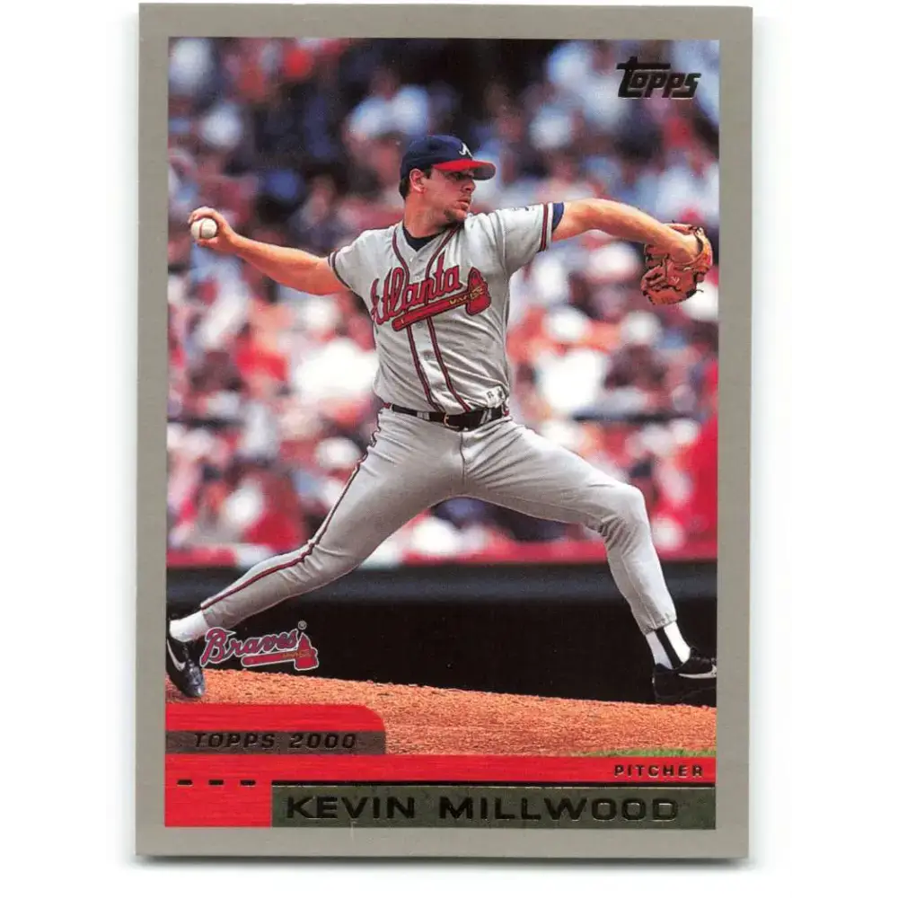 2000 Topps #321 Kevin Millwood EX Excellent Atlanta Braves Baseball Card - Baseball Card Single