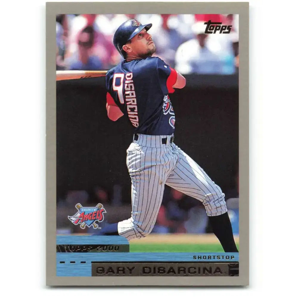 2000 Topps #322 Gary Disarcina EX Excellent Anaheim Angels Baseball Card - Baseball Card Single