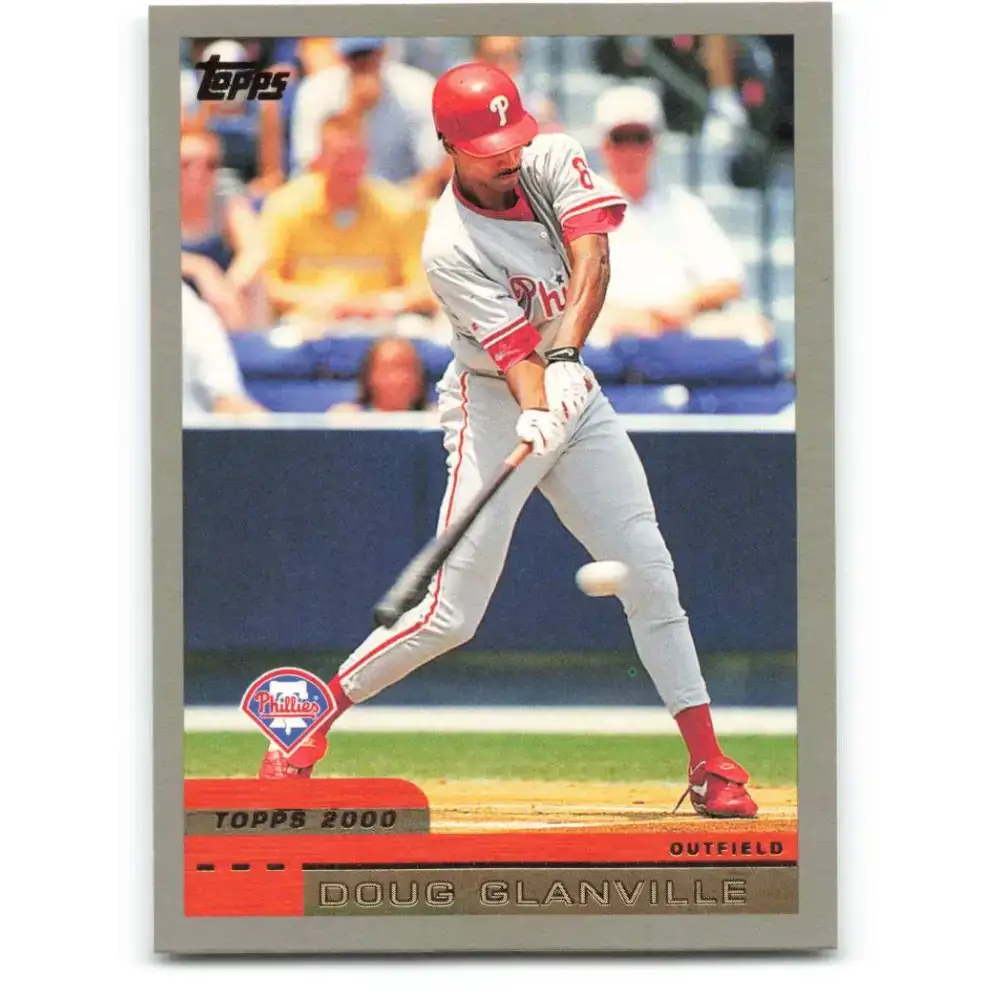 2000 Topps #327 Doug Glanville EX Excellent Philadelphia Phillies Baseball Card - Baseball Card Single