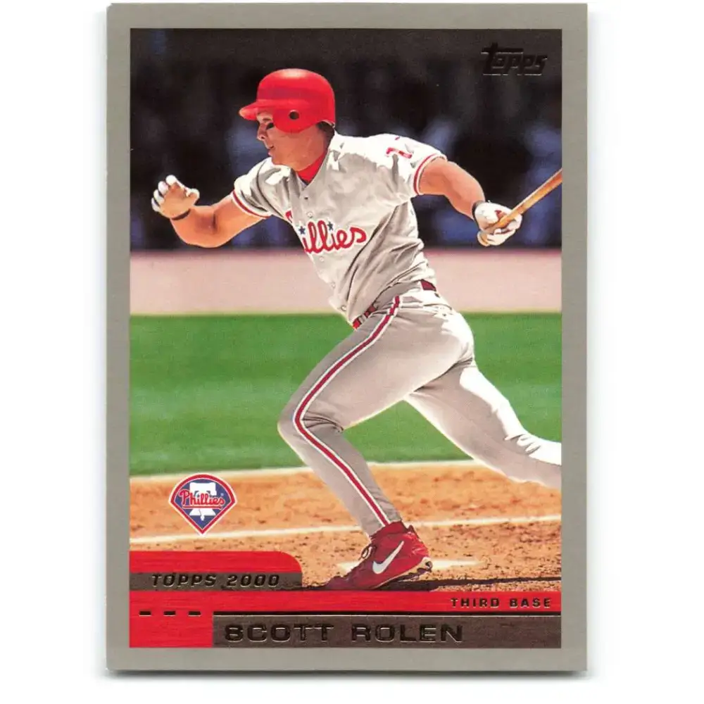 2000 Topps #328 Scott Rolen EX Excellent Philadelphia Phillies Baseball Card - Baseball Card Single