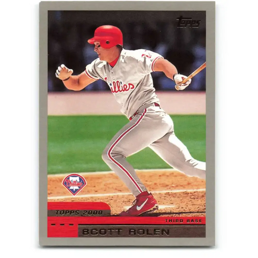2000 Topps #328 Scott Rolen EX Excellent Philadelphia Phillies Baseball Card