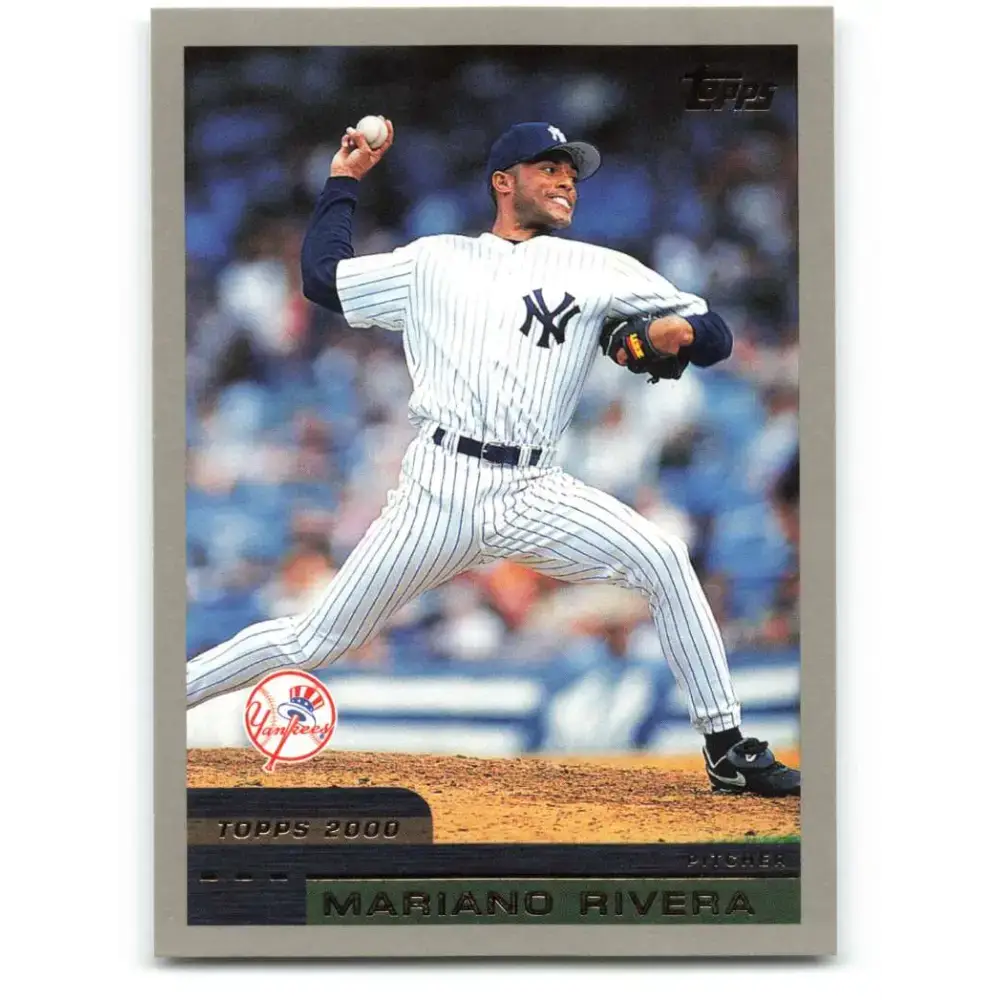 2000 Topps #331 Mariano Rivera EX Excellent New York Yankees Baseball Card - Baseball Card Single
