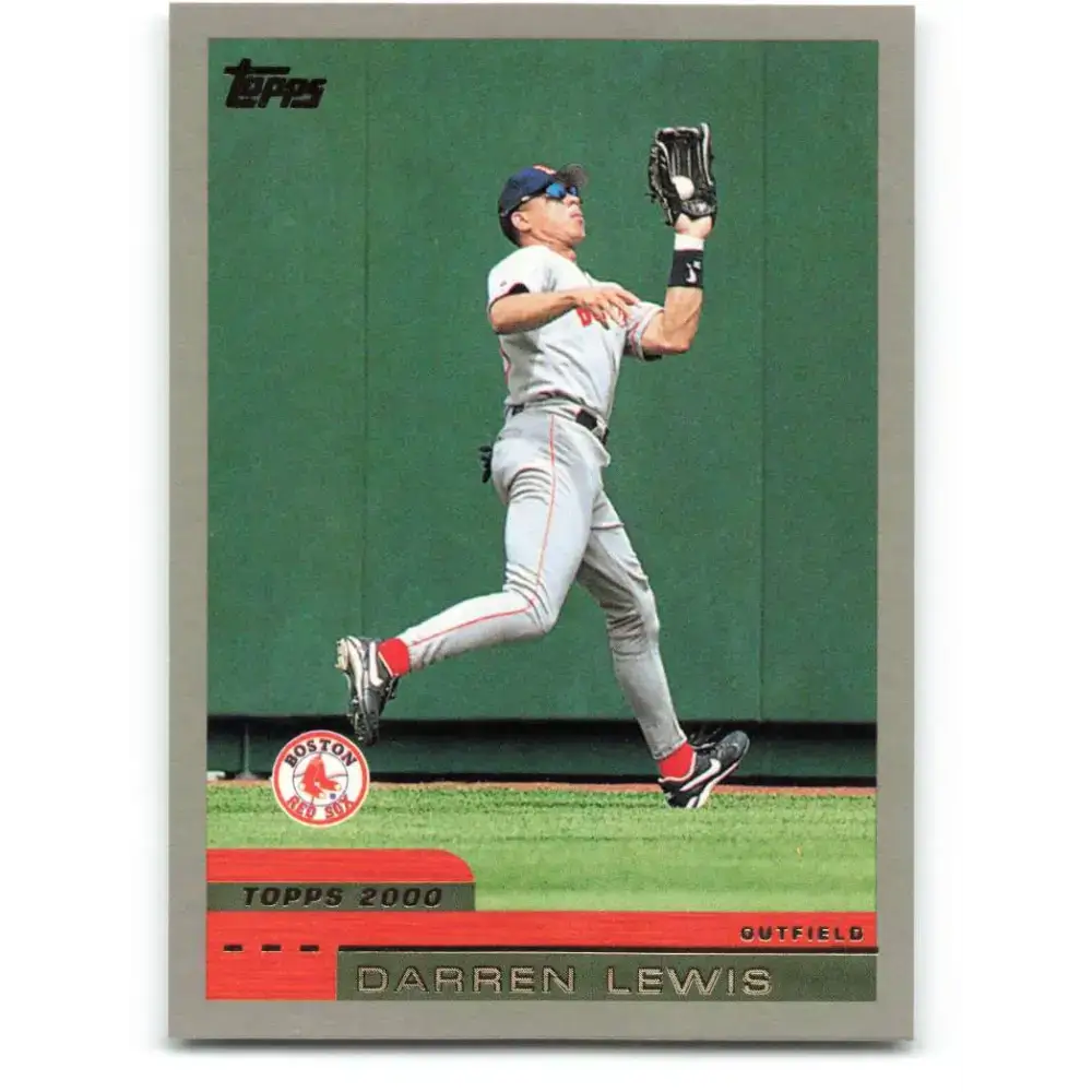 2000 Topps #332 Darren Lewis EX Excellent Boston Red Sox Baseball Card - Baseball Card Single