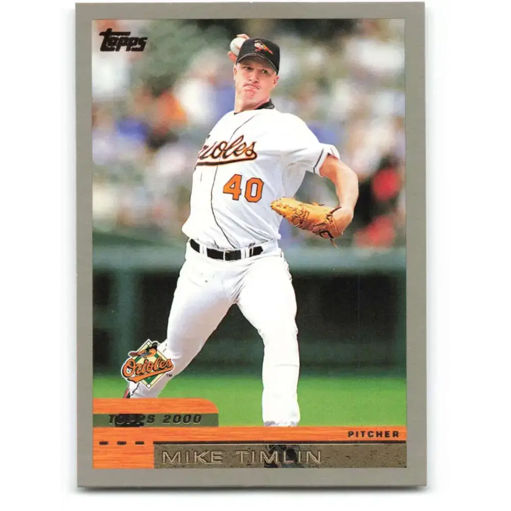 2000 Topps #333 Mike Timlin EX Excellent Baltimore Orioles Baseball Card - Baseball Card Single
