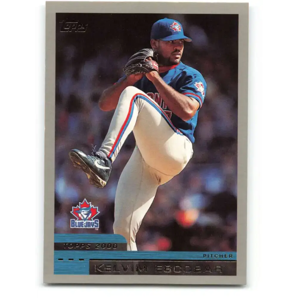 2000 Topps #336 Kelvim Escobar EX Excellent Toronto Blue Jays Baseball Card - Baseball Card Single